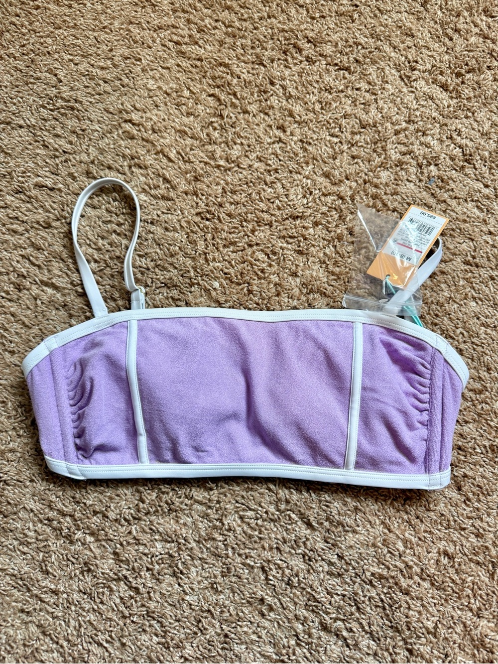 Kona Sol NWT Bandeau Swim Top Bikini